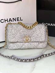 CHANEL 19 HANDBAG AS1160 SIZE 26 x 16 x 9 CM - 1