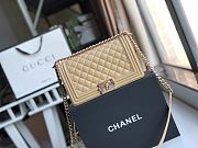 CHANEL BOY BAG BEIGE A67086 SIZE 25 x 15 x 7 CM - 6