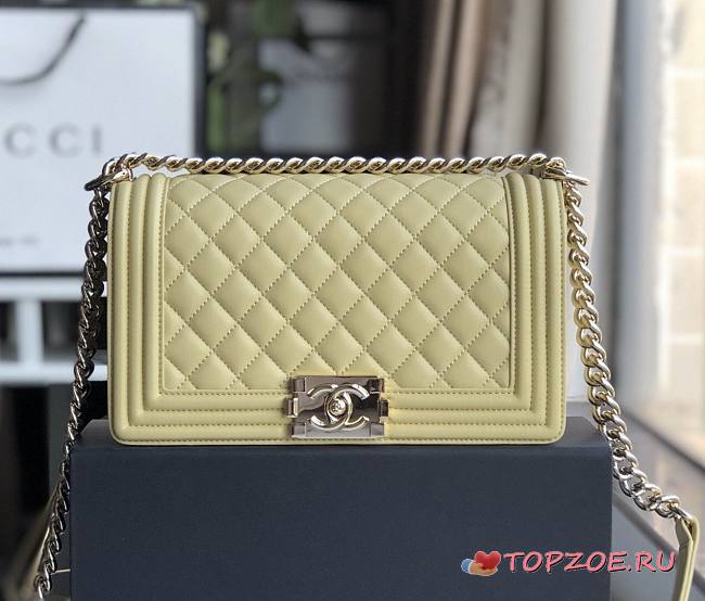 CHANEL BOY BAG LAGUNA A67086 SIZE 25 x 15 x 7 CM - 1