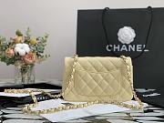 CHANEL SMALL CLASSIC FLAP BAG LAMBSKIN - 5