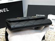 CHANEL CC FIIGREE SMALL WALLET BLACK A84447 SIZE 15 CM - 3