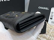 CHANEL CC FIIGREE SMALL WALLET BLACK A84447 SIZE 15 CM - 5