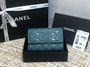 CHANEL CC FIIGREE SMALL WALLET AMAZON A84447 SIZE 15 CM - 1
