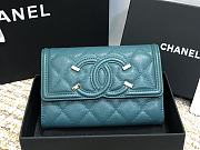 CHANEL CC FIIGREE SMALL WALLET AMAZON A84447 SIZE 15 CM - 3