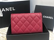 CHANEL CC FIIGREE SMALL WALLET OPYUM RED A84447 SIZE 15 CM - 6
