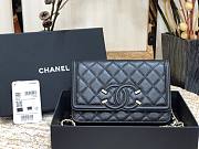 CHANEL CC FILIGREE WOC BLACK A84451 SIZE 19.5 x 12 x 3.5 CM - 1