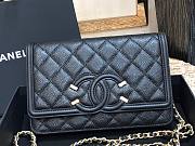 CHANEL CC FILIGREE WOC BLACK A84451 SIZE 19.5 x 12 x 3.5 CM - 2