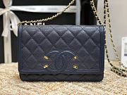 CHANEL CC FILIGREE WOC DARK BLUE A84451 SIZE 19.5 x 12 x 3.5 CM - 4