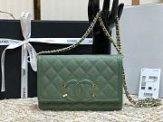 CHANEL CC FILIGREE WOC TEA GREEN A84451 SIZE 19.5 x 12 x 3.5 CM - 1