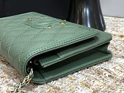 CHANEL CC FILIGREE WOC TEA GREEN A84451 SIZE 19.5 x 12 x 3.5 CM - 4