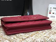 CHANEL CC FILIGREE WOC OPYUM RED A84451 SIZE 19.5 x 12 x 3.5 CM - 6