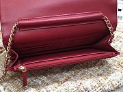 CHANEL CC FILIGREE WOC OPYUM RED A84451 SIZE 19.5 x 12 x 3.5 CM - 4