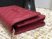 CHANEL CC FILIGREE WOC OPYUM RED A84451 SIZE 19.5 x 12 x 3.5 CM - 3