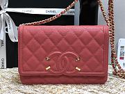 CHANEL CC FILIGREE WOC ROSE PINK A84451 SIZE 19.5 x 12 x 3.5 CM - 4
