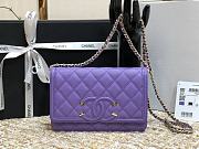 CHANEL CC FILIGREE WOC PURPLE A84451 SIZE 19.5 x 12 x 3.5 CM - 1