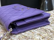 CHANEL CC FILIGREE WOC PURPLE A84451 SIZE 19.5 x 12 x 3.5 CM - 5