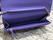 CHANEL CC FILIGREE WOC PURPLE A84451 SIZE 19.5 x 12 x 3.5 CM - 4