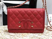 CHANEL CC FILIGREE WOC RED A84451 SIZE 19.5 x 12 x 3.5 CM - 5