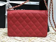 CHANEL CC FILIGREE WOC RED A84451 SIZE 19.5 x 12 x 3.5 CM - 2