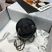 CHANEL SMALL VANITY WITH CHAIN BLACK SIZE 9CM - 4
