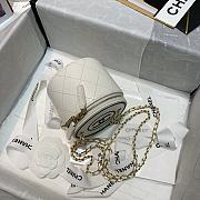 CHANEL SMALL VANITY WITH CHAIN WHITE SIZE 9 CM - 5