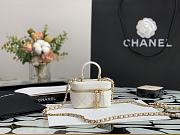 CHANEL SMALL VANITY WITH CHAIN WHITE SIZE 12CM - 4