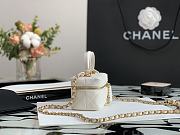 CHANEL SMALL VANITY WITH CHAIN WHITE SIZE 12CM - 5