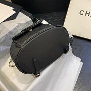 CHANEL BACKPACK BLACK SIZE21.5CM - 6