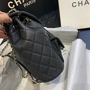 CHANEL BACKPACK BLACK SIZE21.5CM - 3
