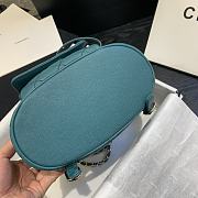 CHANEL BACKPACK BLUE SIZE 21.5CM - 3