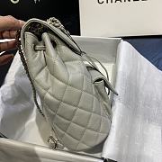 CHANEL BACKPACK GRAY SIZE 21.5CM - 3