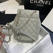 CHANEL BACKPACK GRAY SIZE 21.5CM - 6