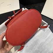 CHANEL BACKPACK RED SIZE 21.5 CM - 3