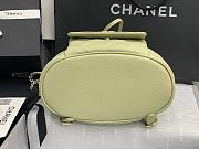 CHANEL BACKPACK TEA GREEN SIZE 21.5CM - 2