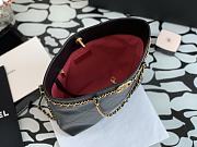 CHANEL SMALL SHOPPING BAG BLACK AS2374 SIZE 24 x 31 x 7 CM - 3