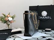 CHANEL SMALL SHOPPING BAG BLACK AS2374 SIZE 24 x 31 x 7 CM - 4