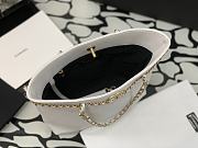 CHANEL SMALL SHOPPING BAG WHITE AS2374 SIZE 24 x 31 x 7 CM - 4