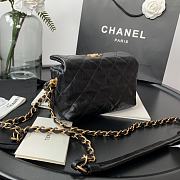 CHANEL SMALL HOBO BAG BLACK AS2479 SIZE 13 x 19 x 7 CM - 3