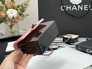 CHANEL MINI EVENING BAG BLACK & PINK AS2534 SIZE 8 x 12 x 5 CM - 2