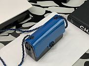 CHANEL MINI EVENING BAG BLACK & BLUE AS2534 SIZE 8 x 12 x 5 CM - 2