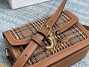 CELINE MEDIUM TRIOMPHE BAG BROWN & TAN 191242 SIZE 22.5 x 16.5 x 7.5 CM - 3