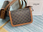 CELINE MEDIUM TRIOMPHE BAG TAN 191242 SIZE 22.5 x 16.5 x 7.5 CM - 4