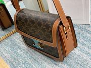 CELINE MEDIUM TRIOMPHE BAG TAN 191242 SIZE 22.5 x 16.5 x 7.5 CM - 5
