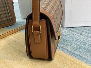 CELINE TEEN TRIOMPHE BAG BROWN & TAN 188882 SIZE 18.5 x 14 x 6 CM - 5