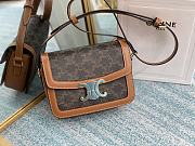 CELINE TEEN TRIOMPHE BAG TAN 188882 SIZE 18.5 x 14 x 6 CM - 1
