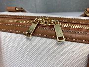 CELINE LARGE VOYAGE BAG WHITE WITH CELINE PRINT 191472 SIZE 50 x 28 x 22.5 CM - 5