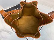 CELINE MEDIUM DRAWSTRING BAG TAN 191392 SIZE 24 x 27 x 19 CM - 5