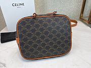 CELINE MEDIUM DRAWSTRING BAG TAN 191392 SIZE 24 x 27 x 19 CM - 2