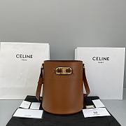CELINE BUCKET MAILLON TRIOMPHE CARAMEL 193043 SIZE 25 X 29 X 22 CM - 1