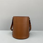 CELINE BUCKET MAILLON TRIOMPHE CARAMEL 193043 SIZE 25 X 29 X 22 CM - 6